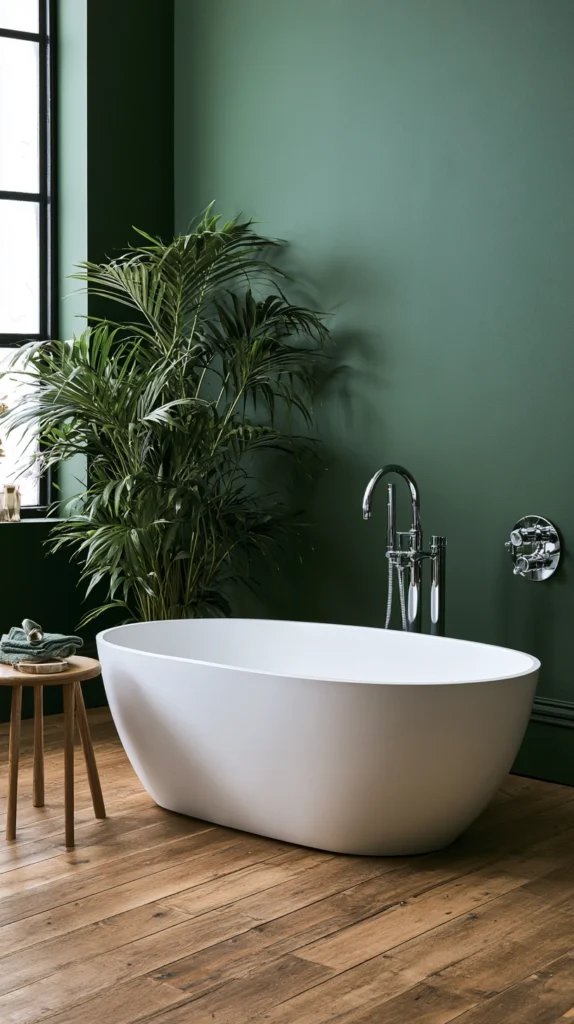 14 Moody Green Bathroom Ideas 5 rf 4 1
