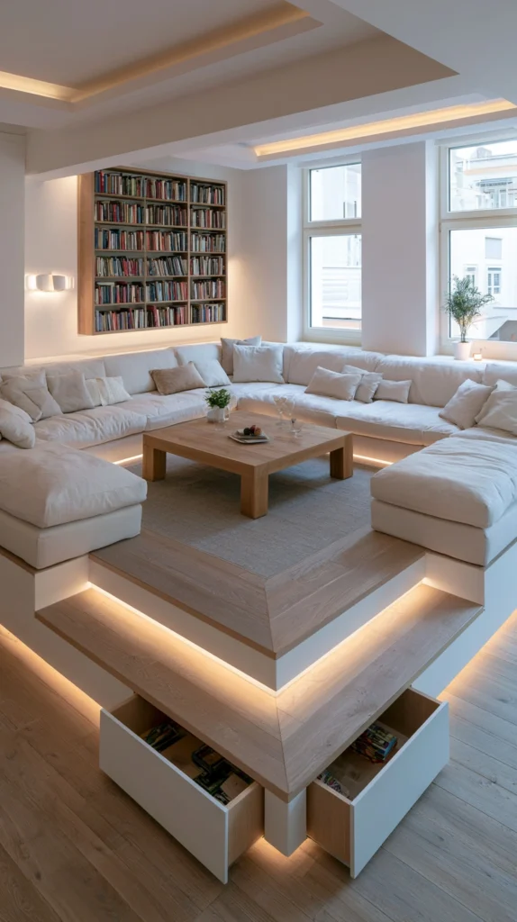 15 Sunken Seating Area Ideas for a Cozy Conversation Space 7 rf 6 3