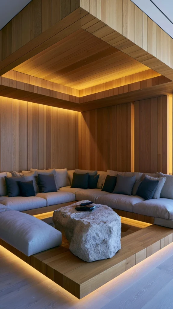 15 Sunken Seating Area Ideas for a Cozy Conversation Space 8 rf 7 3