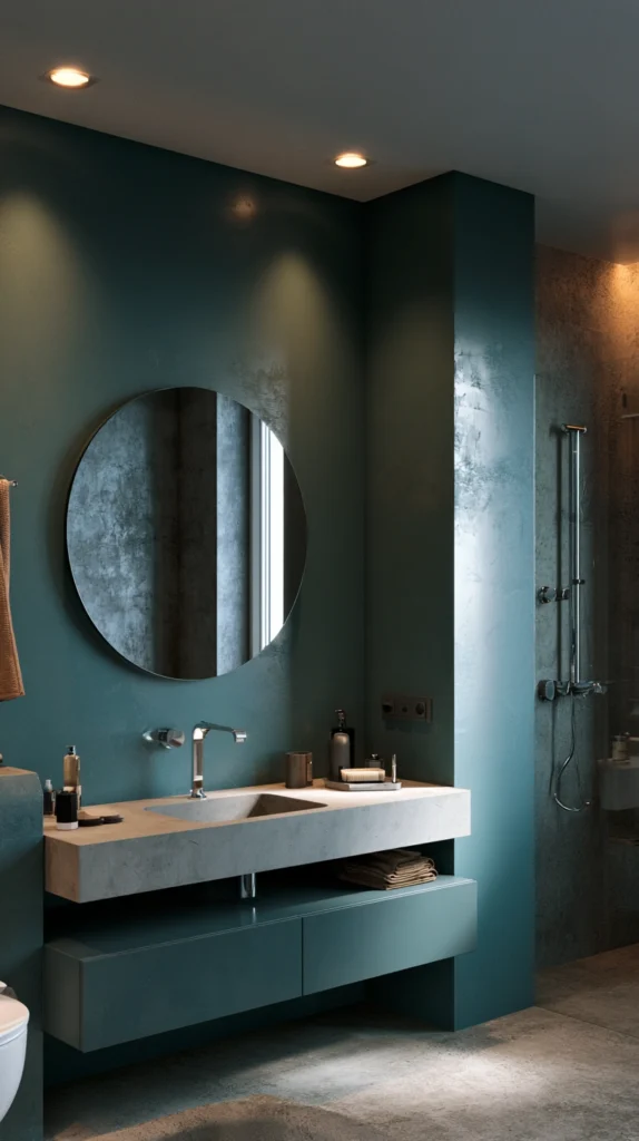 14 Moody Green Bathroom Ideas 9 rf 8 1