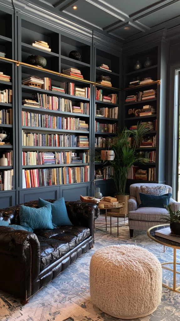 14 Home Library Wall Ideas for Cozy, Collected Interiors 9 rf 8 2