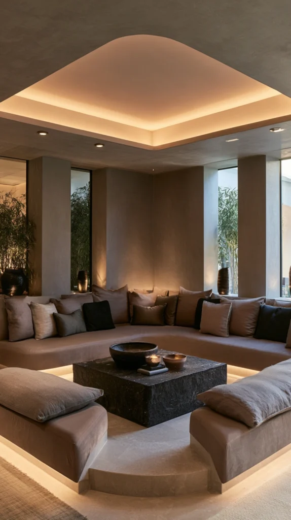 15 Sunken Seating Area Ideas for a Cozy Conversation Space 10 rf 9 3