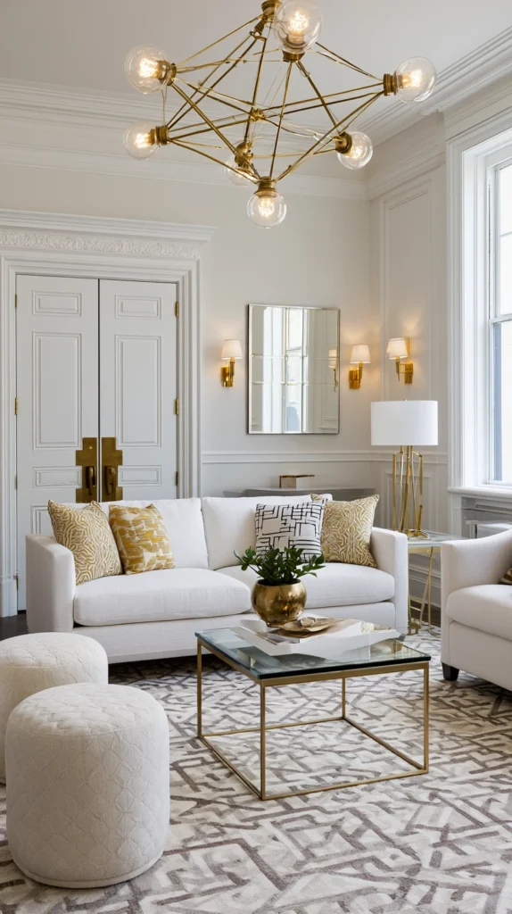 15 Gold Accent Living Room Ideas That Feel Elegant and Expensive 2 tr 1