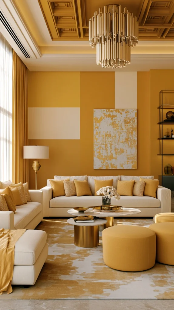 15 Gold Accent Living Room Ideas That Feel Elegant and Expensive 15 tr 14