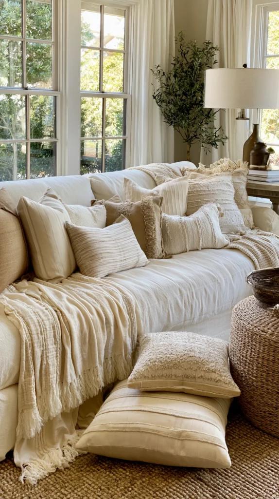 14 Soft Minimalism Living Room Ideas (Warm, Not Cold) 3 vd 2