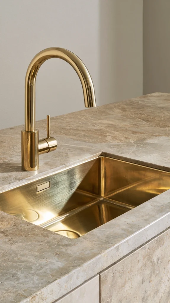 15 Gold Accent Kitchen Ideas That Add Instant Glamour 13 vh 12