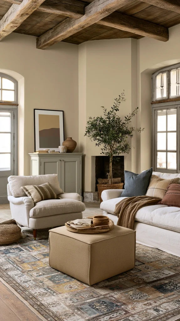 14 Traditional Country Living Room Ideas 5 vr 4
