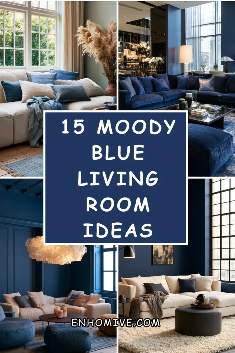 15 Moody Blue Living Room Ideas for a Cool, Calm Vibe