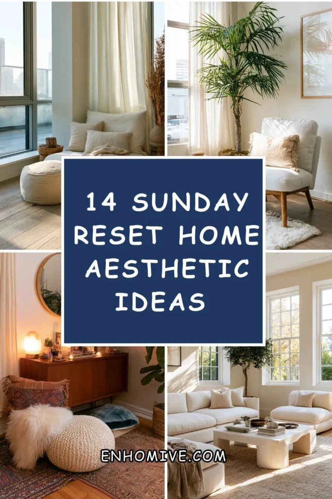 14 Sunday Reset Home Aesthetic Ideas for a Calm, Intentional Space 1 How 2