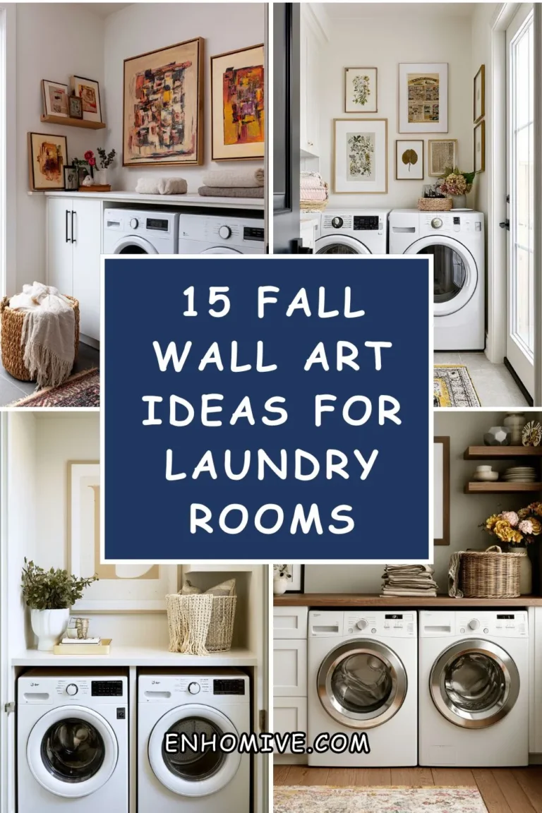 15 Fall Wall Art Ideas Made for Laundry Rooms Specifically