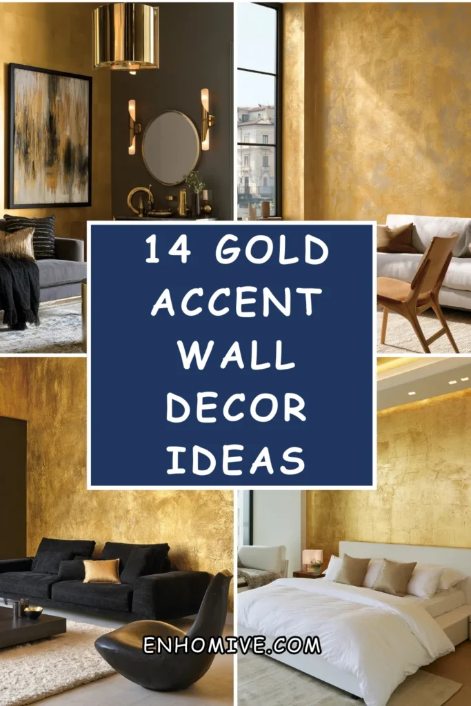 14 Gold Accent Wall Decor Ideas for a Chic Modern Home 1 How 34