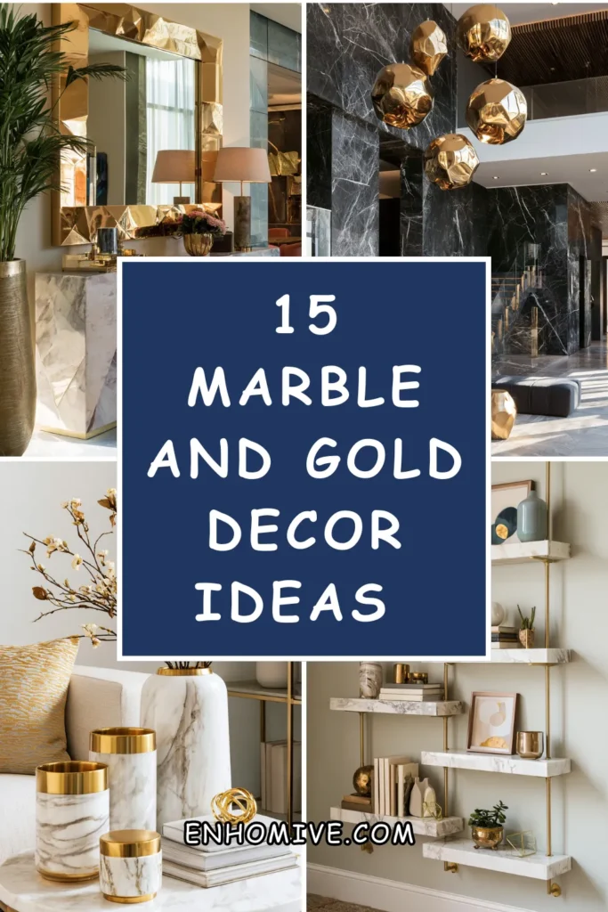 15 Marble and Gold Decor Ideas That Look Designer-Made 1 How 35