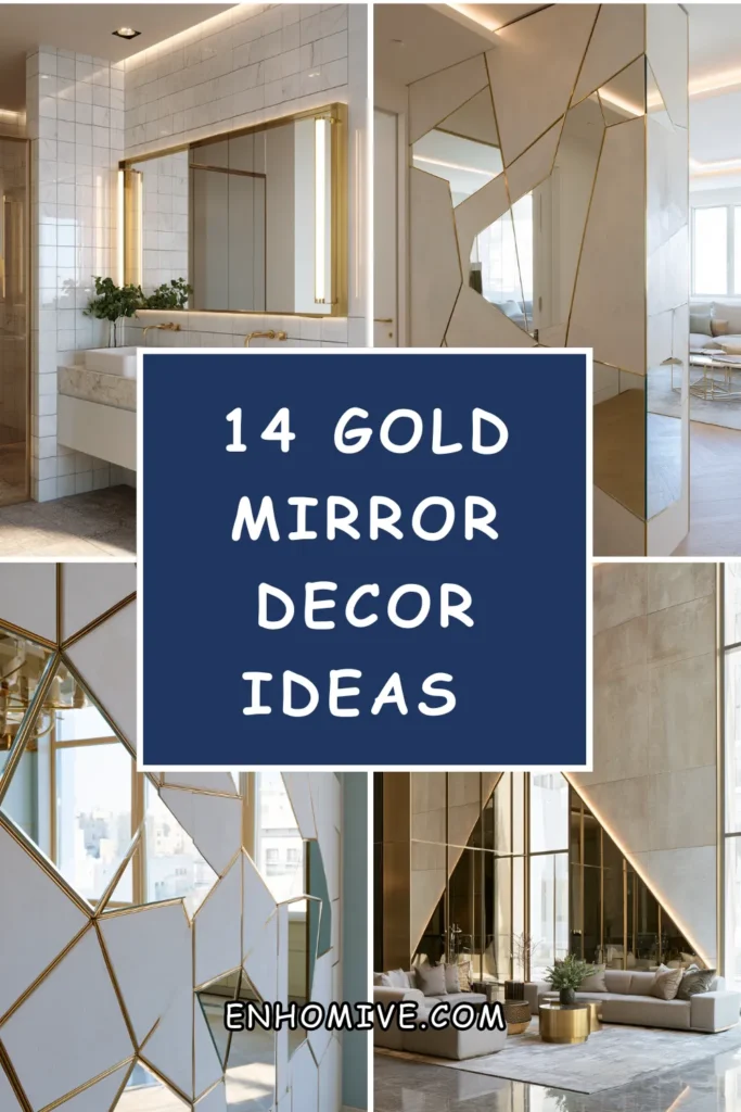 14 Gold Mirror Decor Ideas to Brighten and Enlarge Your Space 1 How 38