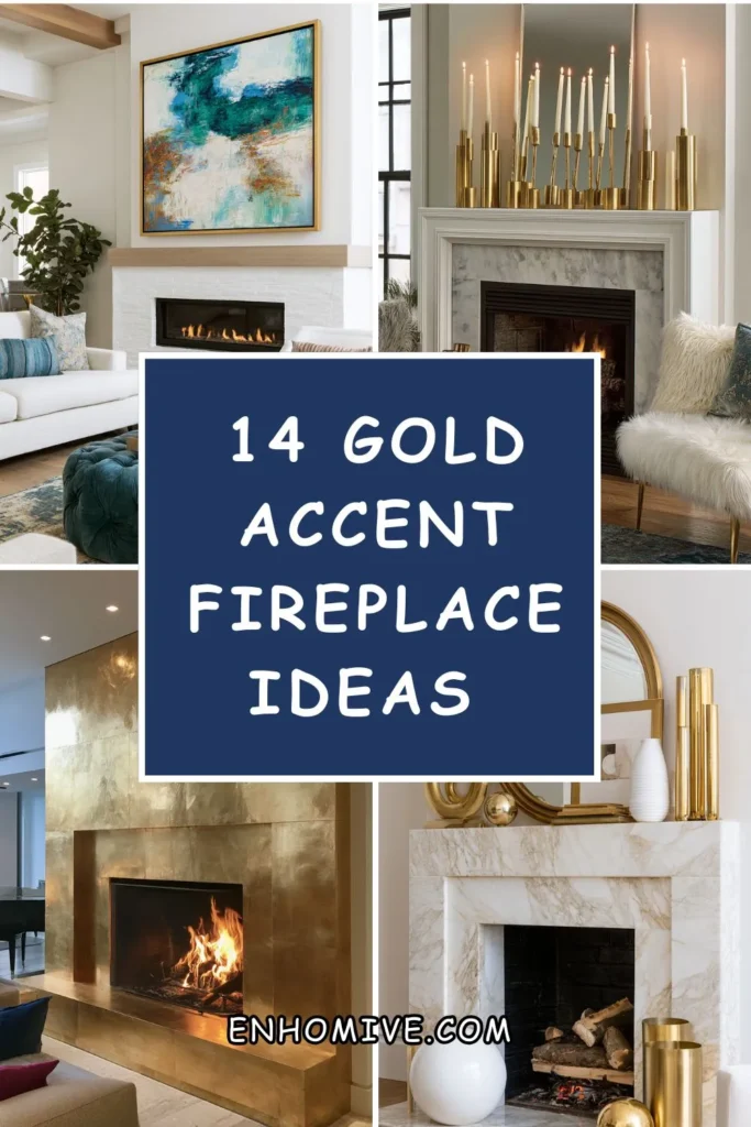 14 Gold Accent Fireplace Ideas for a Glamorous Focal Point 1 How 40