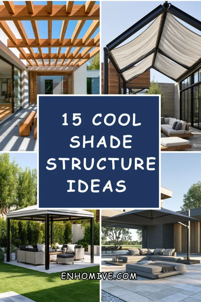 15 Shade Structure Ideas to Try Instead of the Basic Umbrella 1 How 45 1