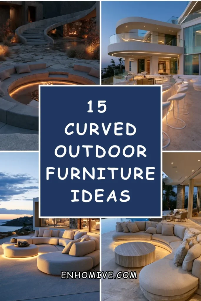 15 Curved Outdoor Furniture Ideas for a Flow-Friendly Patio 1 How 45