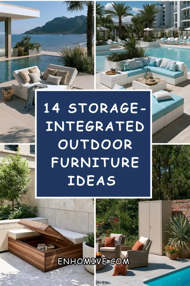 14 Storage-Integrated Outdoor Furniture Ideas for the Organized Host