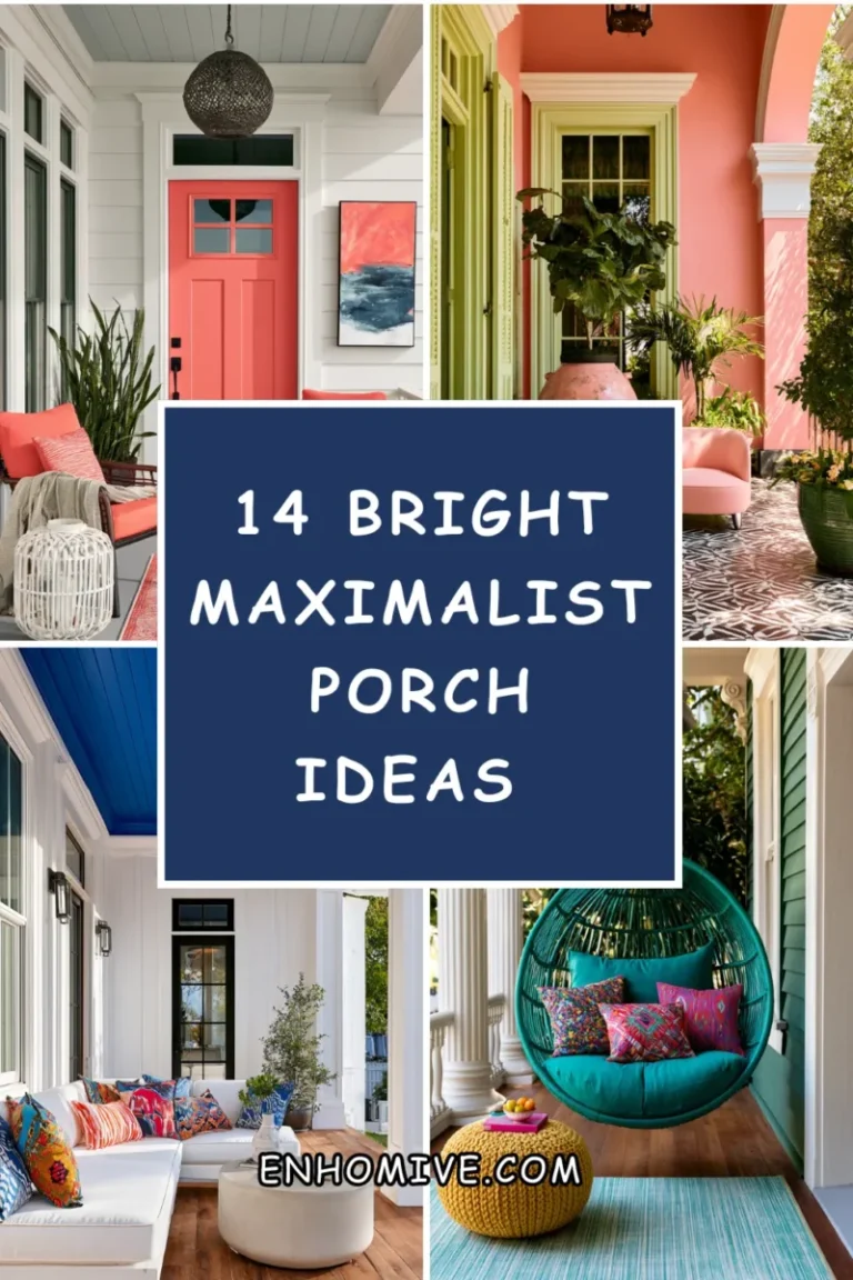14 Bright Maximalist Porch Ideas Full of Color and Personality