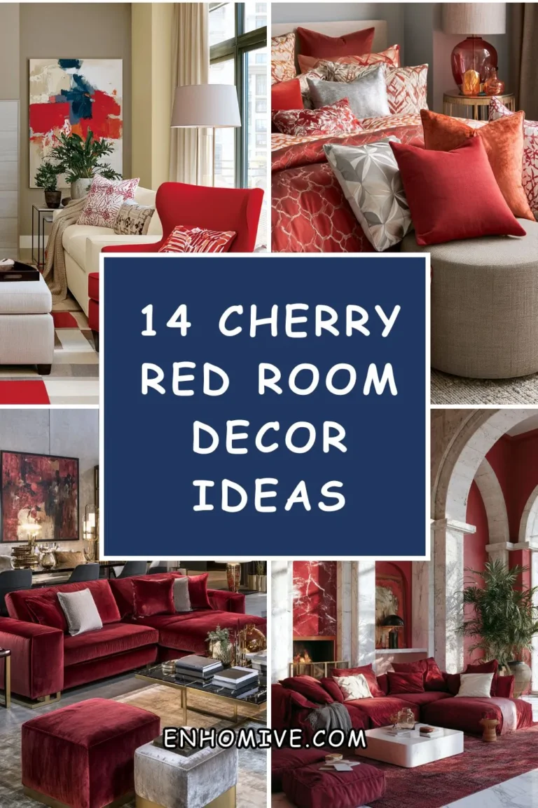 14 Cherry Red Room Decor Ideas for a Bold Statement