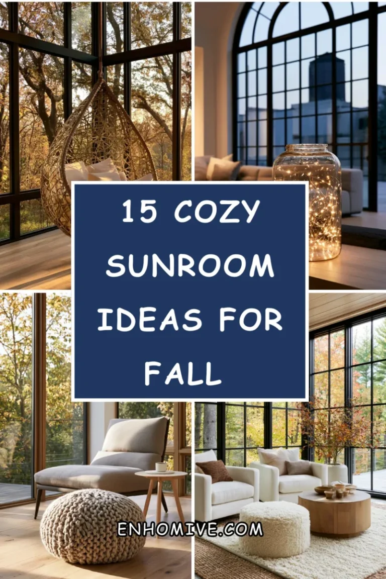 15 Cozy Sunroom Ideas for Fall That Feel Like a Warm Hug
