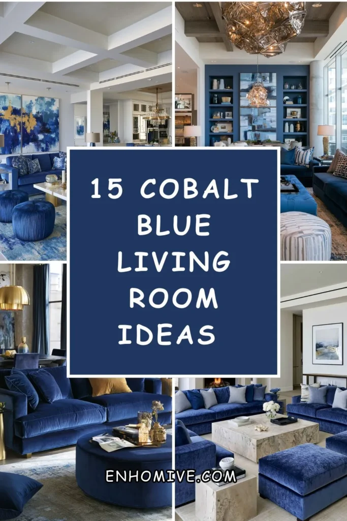 15 Cobalt Blue Living Room Ideas That Make a Bold Statement 1 How 54