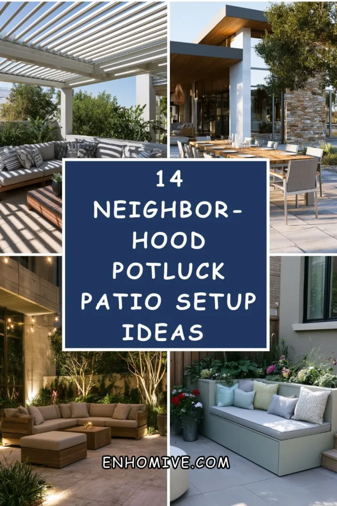 14 Neighborhood Potluck Patio Setup Ideas for Easy Outdoor Hosting 1 How 55