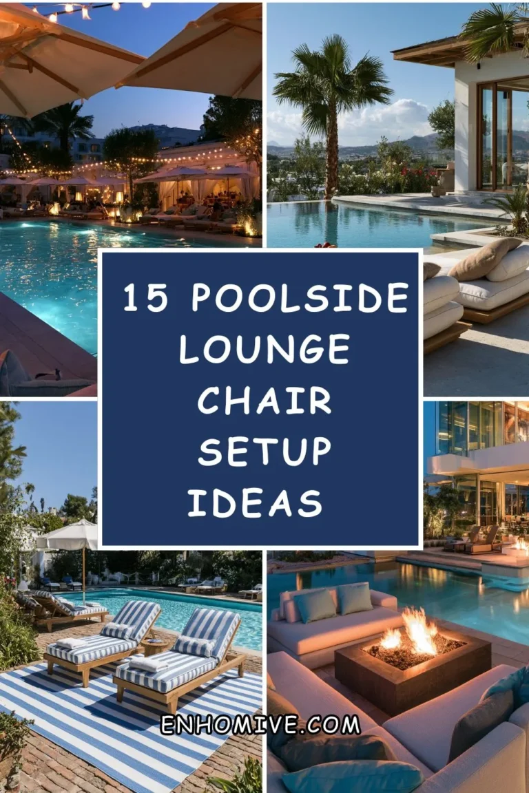 15 Poolside Lounge Chair Setup Ideas for a Resort-at-Home Vibe