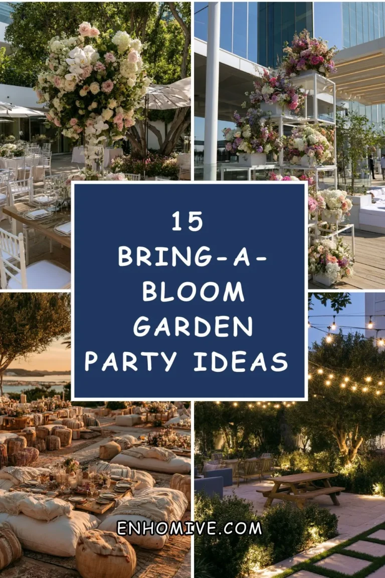 15 Bring-a-Bloom Garden Party Ideas for a Stylish Outdoor Gathering