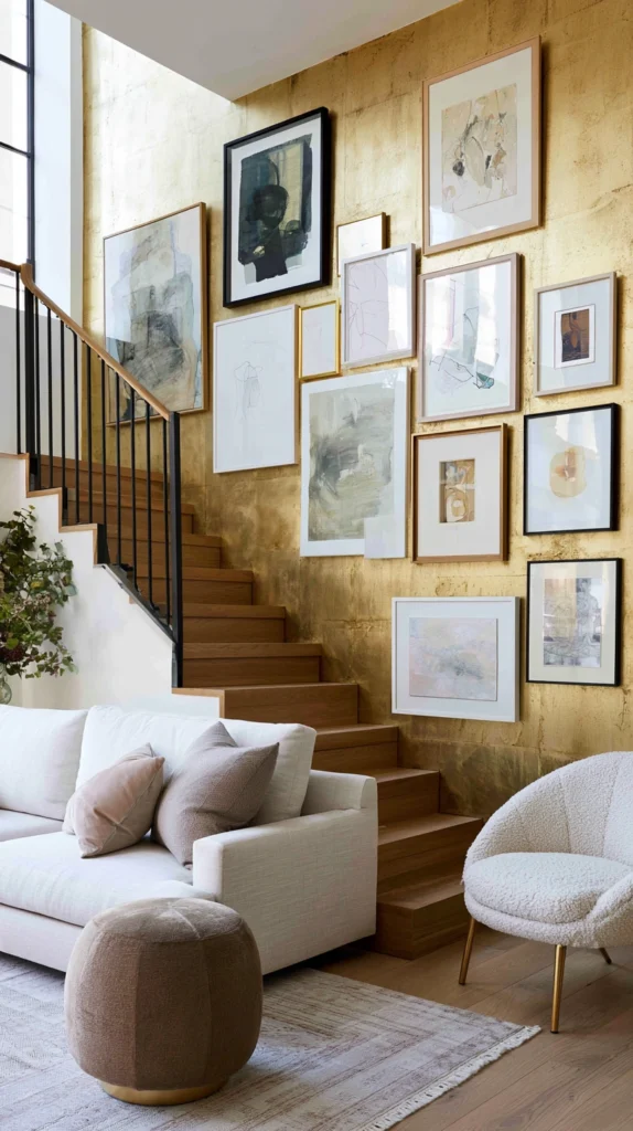 14 Gold Accent Wall Decor Ideas for a Chic Modern Home 11 PD 10