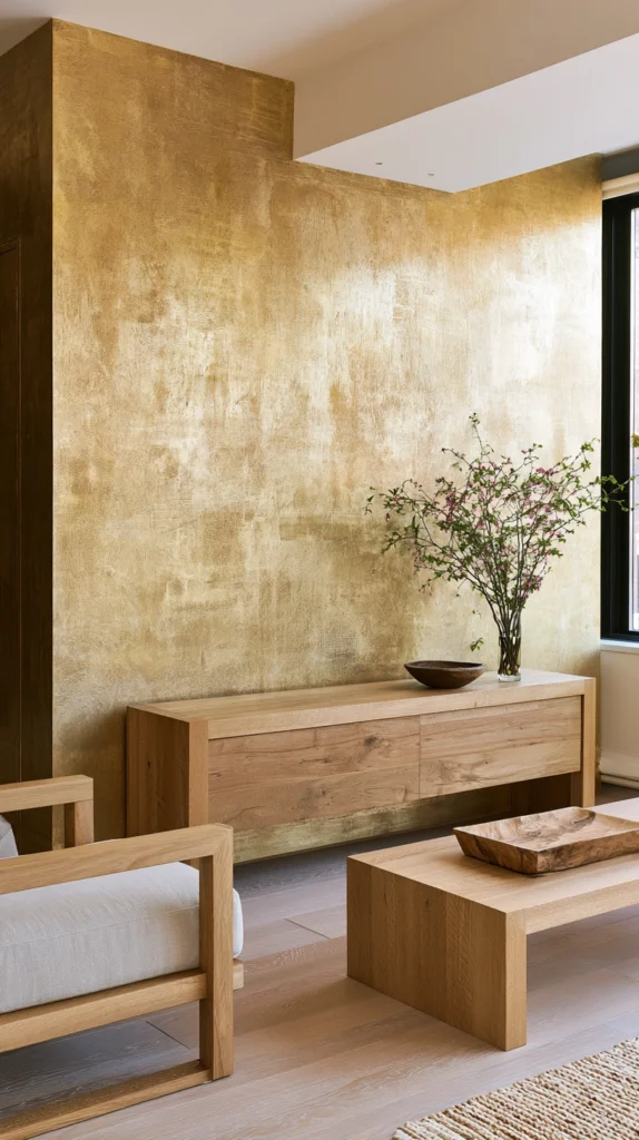 14 Gold Accent Wall Decor Ideas for a Chic Modern Home 12 PD 11