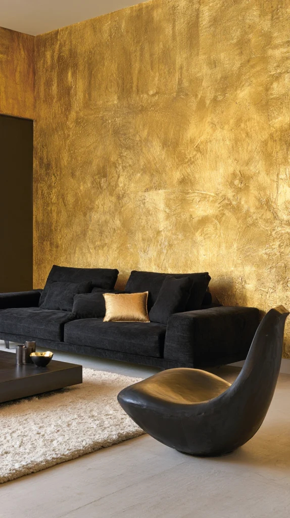 14 Gold Accent Wall Decor Ideas for a Chic Modern Home 5 PD 4