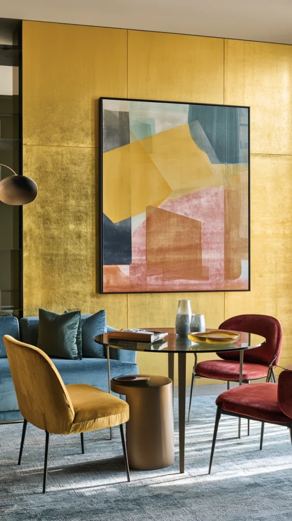 14 Gold Accent Wall Decor Ideas for a Chic Modern Home 6 PD 5