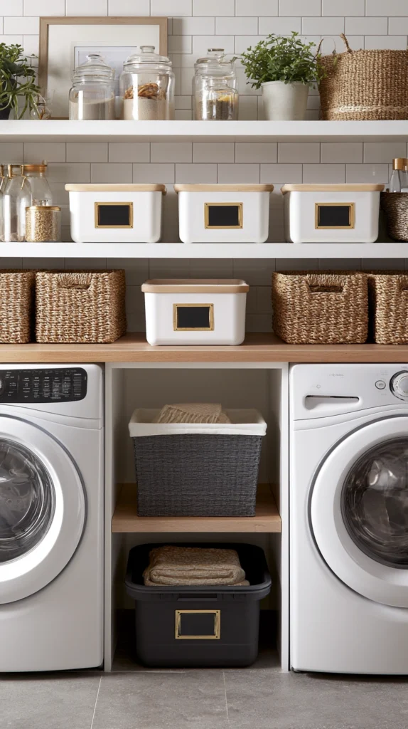 15 Fall Laundry Room Storage Ideas That Actually Look Pretty 12 df 11 3