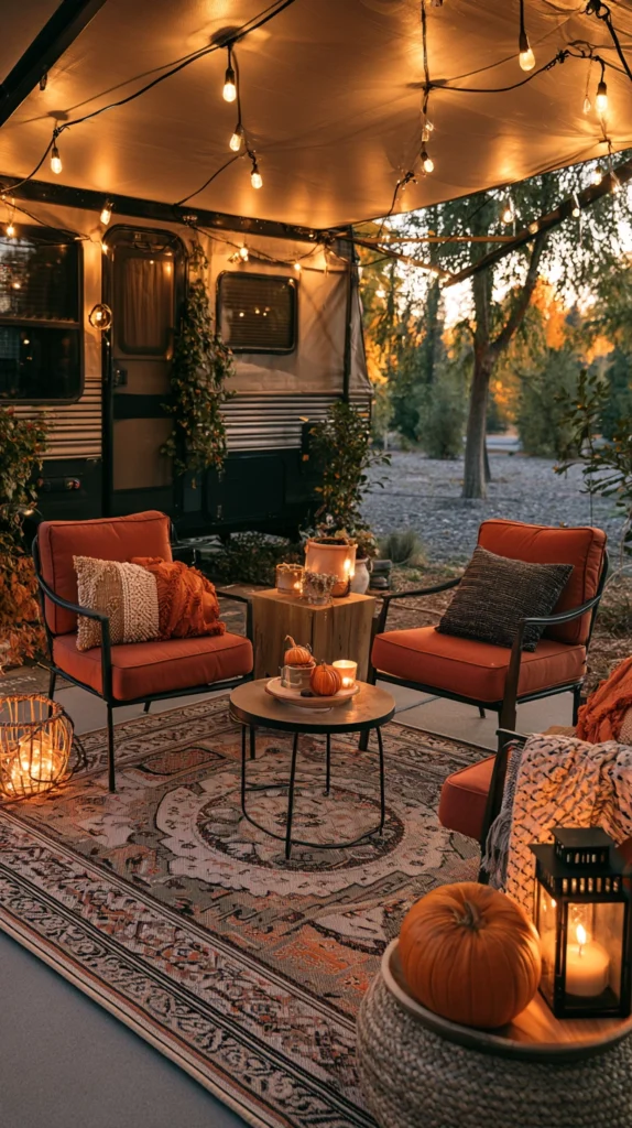 13 Fall Decor Ideas for Your Camper's Porch and Awning Area 14 df 13 5
