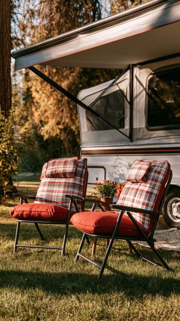 13 Fall Decor Ideas for Your Camper's Porch and Awning Area 4 df 3 5