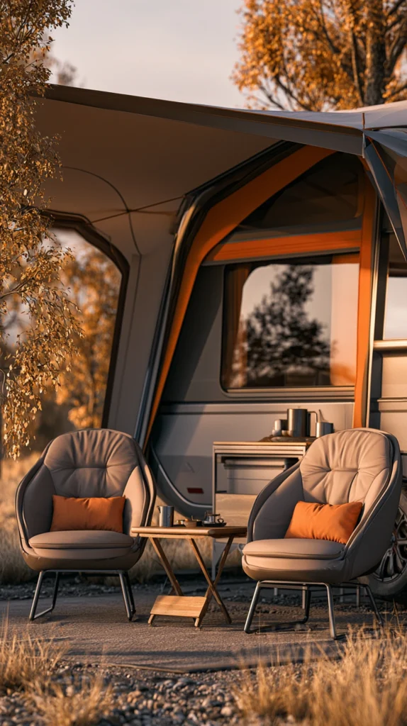 13 Fall Decor Ideas for Your Camper's Porch and Awning Area 5 df 4 5
