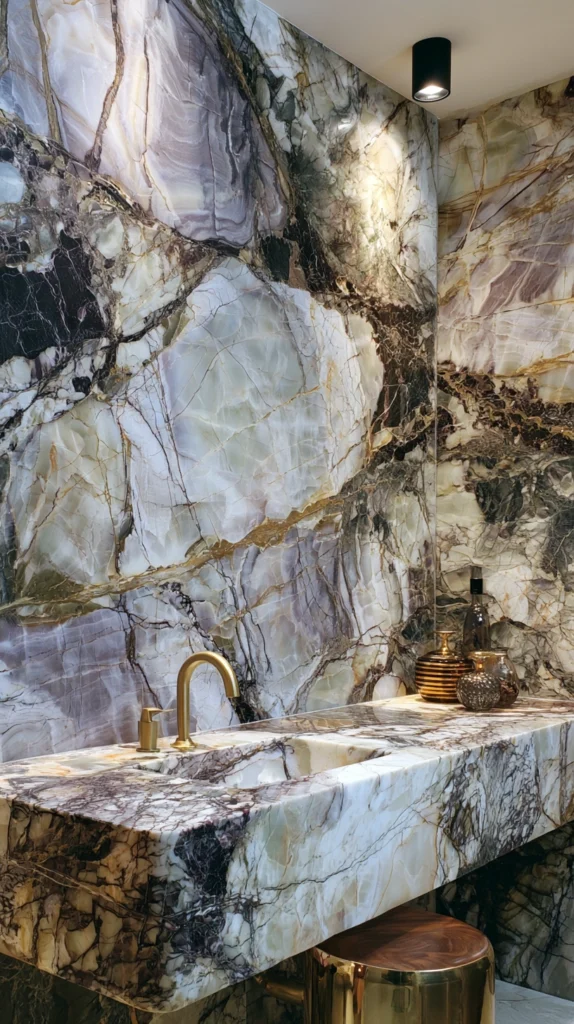 15 Viola Marble Kitchen and Bathroom Ideas for a Luxe Natural Feel 5 df 4