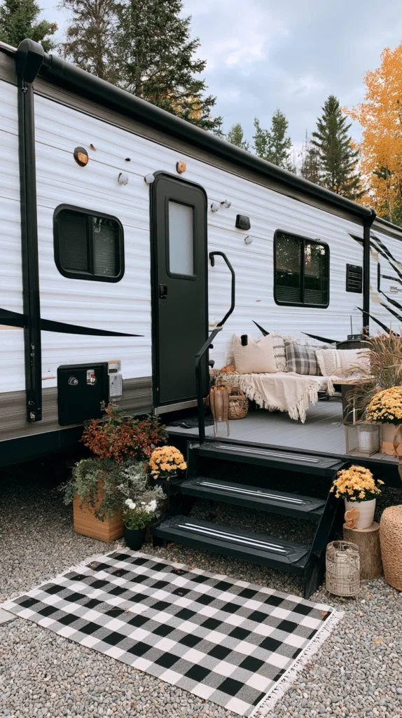 13 Fall Decor Ideas for Your Camper's Porch and Awning Area 8 df 7 5