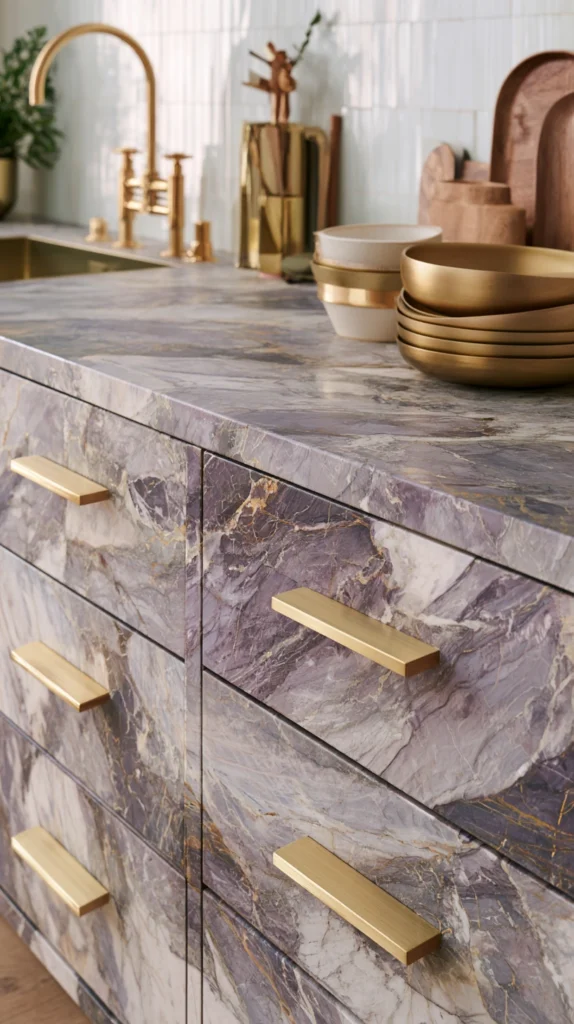 15 Viola Marble Kitchen and Bathroom Ideas for a Luxe Natural Feel 9 df 8