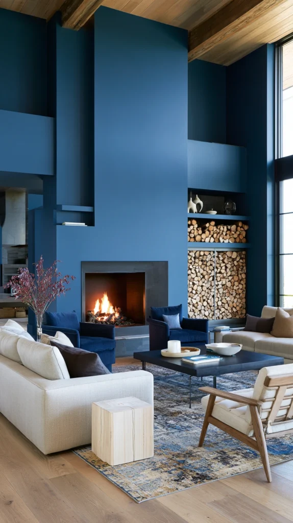 15 Moody Blue Living Room Ideas for a Cool, Calm Vibe 13 ea 12