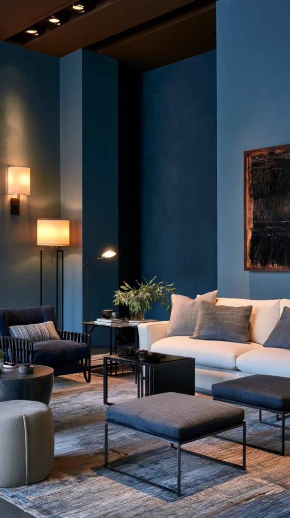 15 Moody Blue Living Room Ideas for a Cool, Calm Vibe 3 ea 2