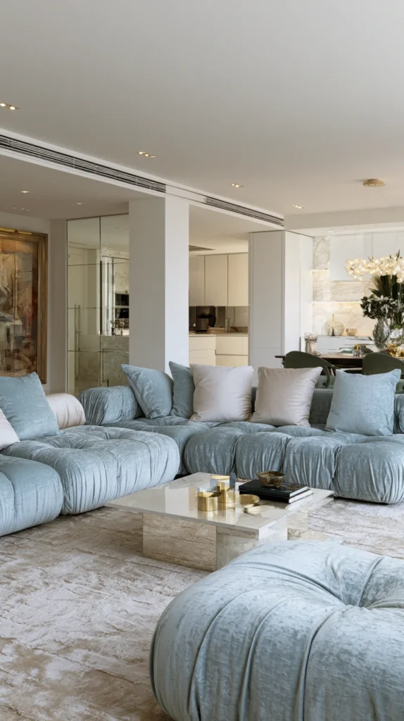 15 Moody Blue Living Room Ideas for a Cool, Calm Vibe 4 ea 3