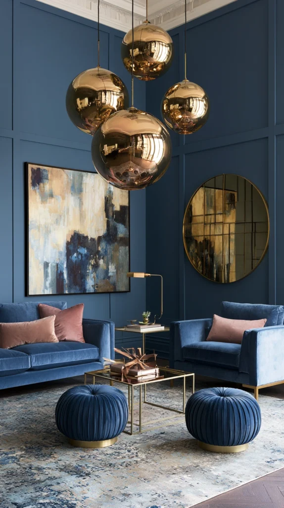 15 Moody Blue Living Room Ideas for a Cool, Calm Vibe 5 ea 4