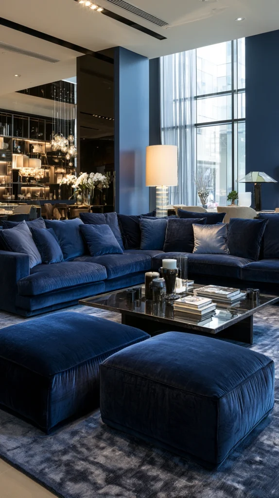 15 Moody Blue Living Room Ideas for a Cool, Calm Vibe 7 ea 6