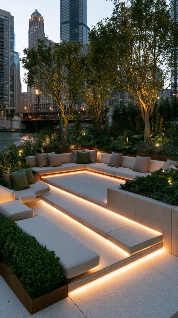 14 Twilight Garden Seating Ideas That Look Magical After Dark 13 ed 12