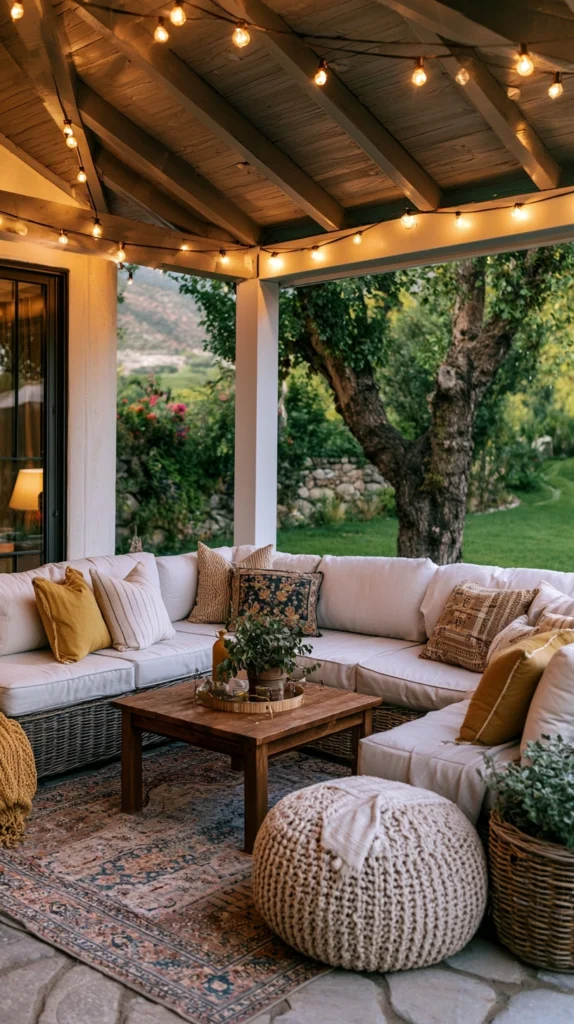 15 String Light Patio Ideas That Create a Magical Atmosphere 14 ed 13 3