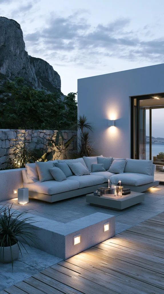 14 Twilight Garden Seating Ideas That Look Magical After Dark 14 ed 13