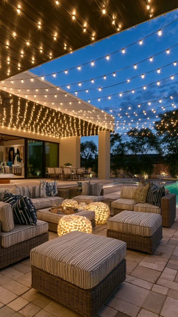 15 String Light Patio Ideas That Create a Magical Atmosphere 16 ed 15