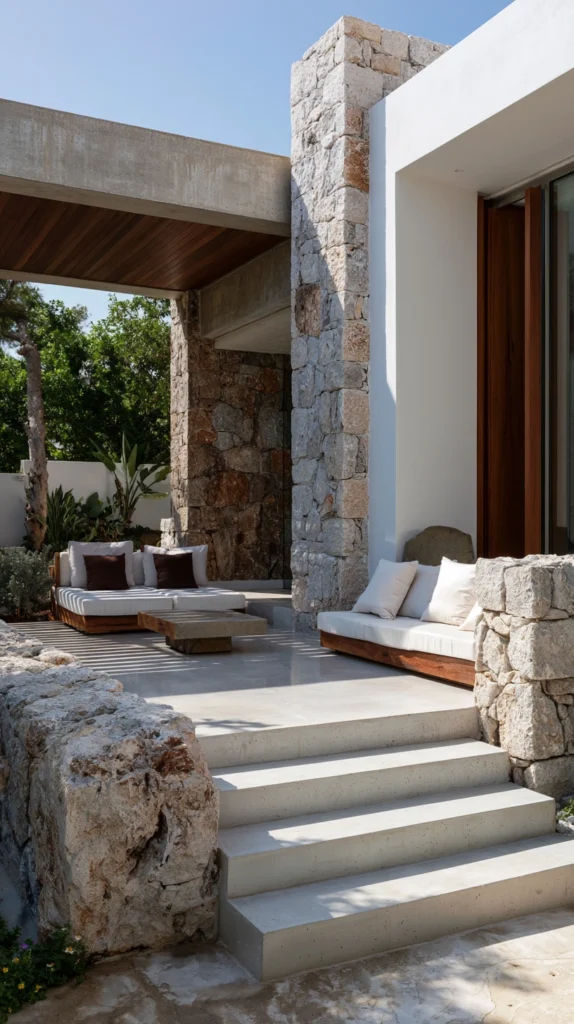 15 Outdoor Texture Layering Ideas Using Natural Materials 8 ed 7 5