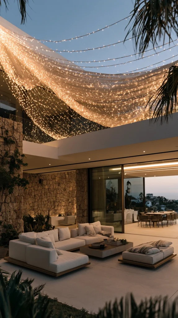 15 String Light Patio Ideas That Create a Magical Atmosphere 9 ed 8 3